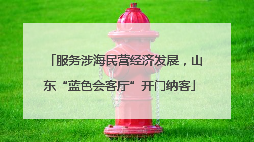 服务涉海民营经济发展，山东“蓝色会客厅”开门纳客