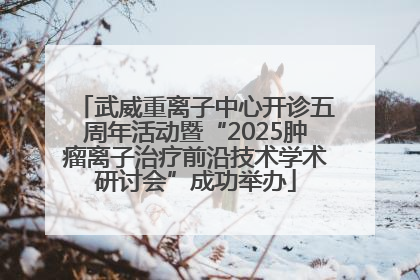 武威重离子中心开诊五周年活动暨“2025肿瘤离子治疗前沿技术学术研讨会”成功举办