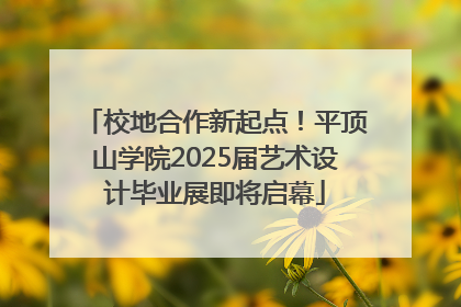 校地合作新起点！平顶山学院2025届艺术设计毕业展即将启幕