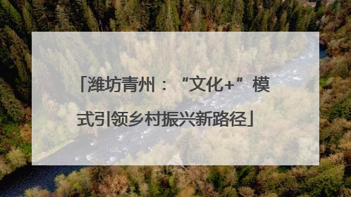 潍坊青州：“文化+”模式引领乡村振兴新路径
