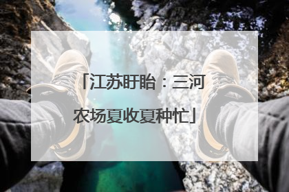 江苏盱眙：三河农场夏收夏种忙