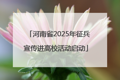 河南省2025年征兵宣传进高校活动启动