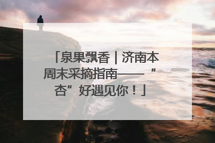 泉果飘香｜济南本周末采摘指南——“杏”好遇见你！