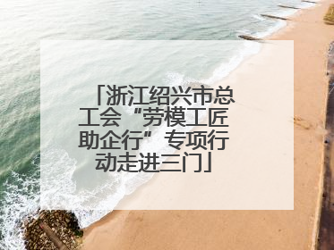 浙江绍兴市总工会“劳模工匠助企行”专项行动走进三门