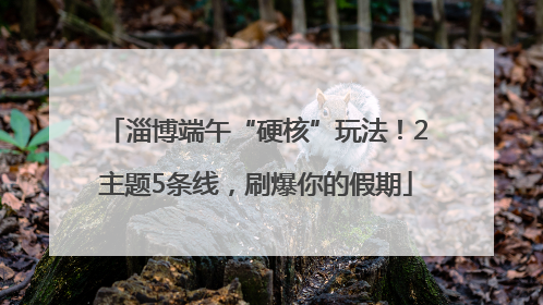 淄博端午“硬核”玩法！2主题5条线，刷爆你的假期