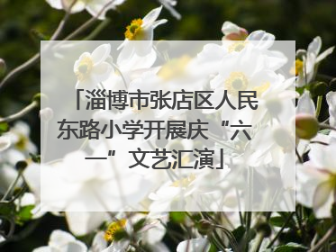 淄博市张店区人民东路小学开展庆“六一”文艺汇演