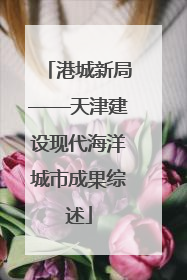 港城新局——天津建设现代海洋城市成果综述