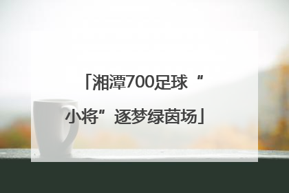 湘潭700足球“小将”逐梦绿茵场