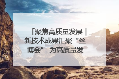聚焦高质量发展｜新技术成果汇聚“丝博会” 为高质量发展注入新动能
