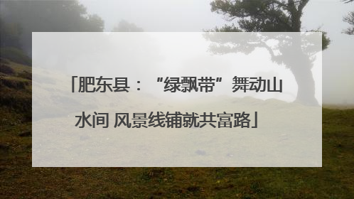 肥东县：“绿飘带”舞动山水间 风景线铺就共富路