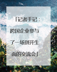 记者手记：跨国企业参与了一场别开生面的交流会