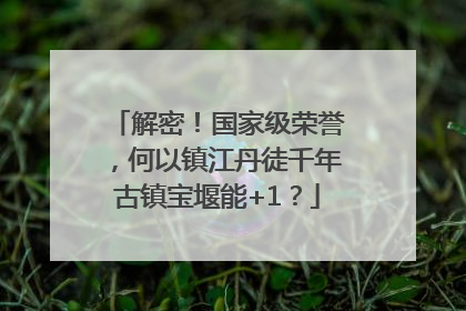 解密！国家级荣誉，何以镇江丹徒千年古镇宝堰能+1？