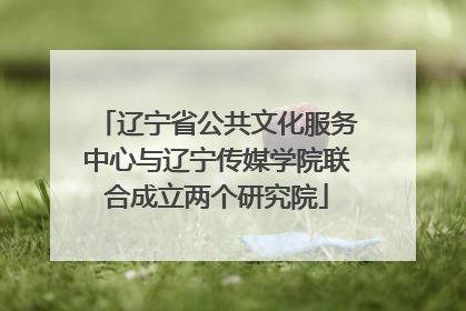 辽宁省公共文化服务中心与辽宁传媒学院联合成立两个研究院
