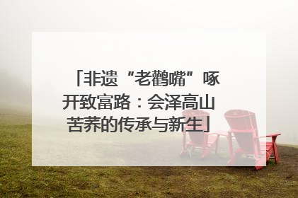 非遗“老鹳嘴”啄开致富路：会泽高山苦荞的传承与新生