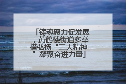 铸魂聚力促发展，黄鹤楼街道多举措弘扬“三大精神”凝聚奋进力量
