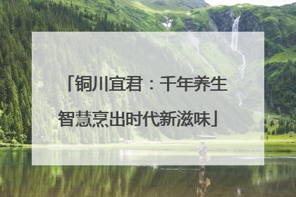 铜川宜君：千年养生智慧烹出时代新滋味