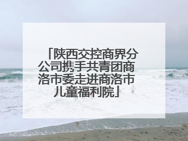 陕西交控商界分公司携手共青团商洛市委走进商洛市儿童福利院
