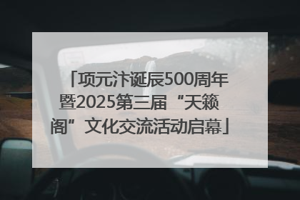 项元汴诞辰500周年暨2025第三届“天籁阁”文化交流活动启幕