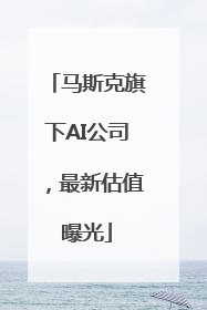 马斯克旗下AI公司，最新估值曝光