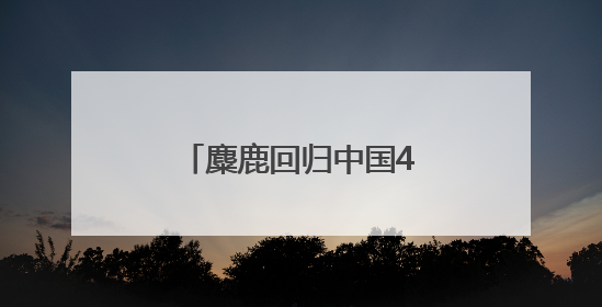 麋鹿回归中国40年 洞庭湖畔上演“鹿王争霸”