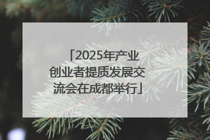 2025年产业创业者提质发展交流会在成都举行