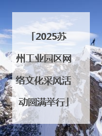 2025苏州工业园区网络文化采风活动圆满举行