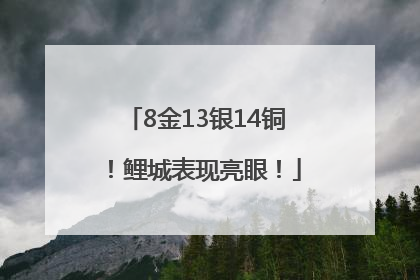 8金13银14铜！鲤城表现亮眼！